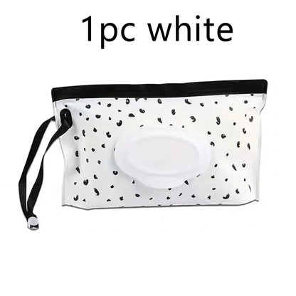 1 piece white bag with black spots