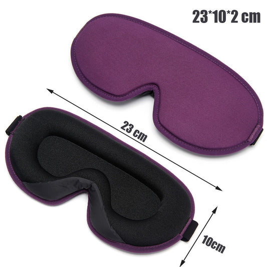 Deluxe 3D Contoured Eye Mask – Pressure-Free Sleep Aid for Long Flights & Travel