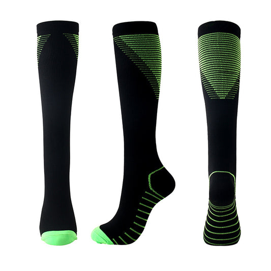 Functional Compression Travel Socks – Circulation Support for Men and Women on Long Flights (S/M & L/XL)